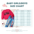 thumbnail image 2 of Little Girl Clothes Kid Girl 2PCS Outfits Long Sleeve Letter Print Top Jeans Pants Set Red 6 Years, 2 of 9