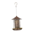 thumbnail image 4 of Comederos para pájaros para exteriores, comedero colgante para pájaros silvestres, fácil de limpiar y llenar, de metal, para patio, terraza o jardín., 4 of 8