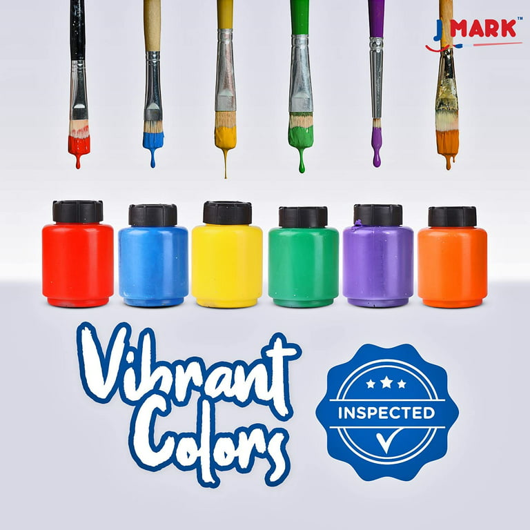 J MARK Kids Paint Set – Acrylic Kids Painting Kit – Storage Bag, Paints,  Easel, Canvas, Brushes