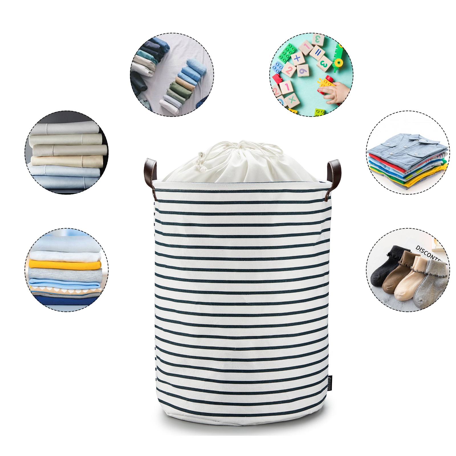 Caroeas 18.0-Inches Thicken Laundry Basket, Waterproof Large