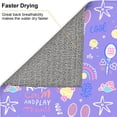 thumbnail image 6 of Naloa Tennis 1 Dish Drying Mat for Kitchen Counter, Heat Resistant Drainer Mats, Absorbent Draining Mat,Dish Rack Pad,16"x18", 6 of 8