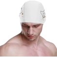 thumbnail image 2 of FYBTO Swimming Cap Funny Gooses Sketch Adult FYBTO Polyester, 2 of 4