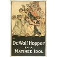thumbnail image 2 of Otis Lithograph Co 11x14 Gold Ornate Wood Frame and Double Matted Museum Art Print Titled - De Wolf Hopper in a Matinee Idol (C1909), 2 of 4