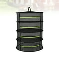 thumbnail image 3 of Ortofally Drying Rack Net 4 Layer Dryer Mesh Hanging Dryer Rack with Zipper for Tea Dehydrator Black, 3 of 10