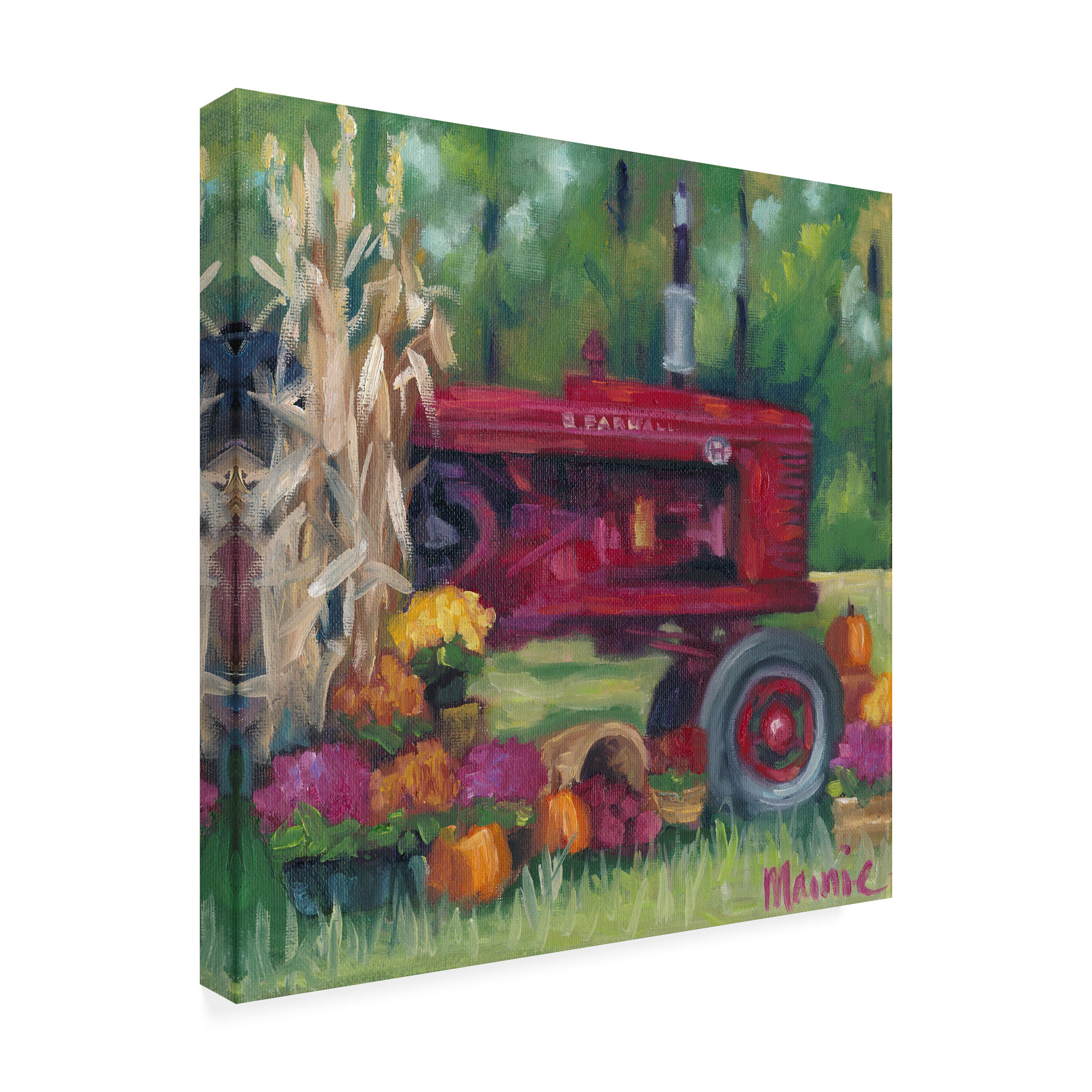 Trademark Fine Art 'Farmall Fall' Canvas Art by Marnie Bourque