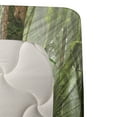 thumbnail image 3 of Ambesonne Tropical Fitted & Top Sheet Set with Sham, Exotic Jungle Forest, Green Brown, 3 of 4