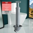 thumbnail image 1 of Upgraded Nordic Gray Toilet Plunger: Heavy-Duty Drain Unclogging Tool for Home & Commercial Use, Easy-to-Operate, Durable Material, Compact Design for Efficient Plumbing Obstacle Removal, 1 of 6