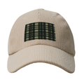 thumbnail image 4 of Baseball Cap Bent Eaves Design 6 Piece Cap Body Breathable Not Hot Plastic Cap Drag For Daily Travel Vacation Springgreen Buffalo Plaid Check Tartan Scotland_1 Beige, 4 of 8