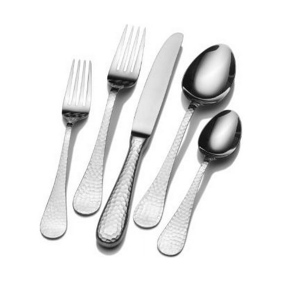 Wallace Continental Hammered 65-Piece Flatware Set