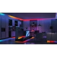 thumbnail image 3 of Ledeez Indoor 16 ft Plug-in Sound-Reactive Remote Controlled LED Strip Light, Multi-Color, 3 of 9