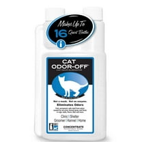 THORNELL Cat Odor-Off Concentrate Pet Smell Odor Eliminator – Cat Odor Eliminator Concentrate for Pet Urine Odor, Tomcat Spray for Cat Urine Smell, Feces on Carpet & Litter Boxes – Original Scent 16oz