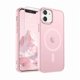 thumbnail image 1 of Chenchen Magnetic for iPhone 12 Case/iPhone 12 Pro Case with Screen Protector (Compatible with MagSafe)(Military Grade Drop Protection) Translucent Matte Shockproof Phone Cover,Light Pink, 1 of 1