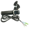 thumbnail image 3 of 36V 48V 60V Electric Scooter Throttle Grip with Key Lock Power Indicator, 3 of 6