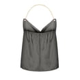 thumbnail image 4 of Moda sexy casual mujer sin mangas sólido camis v-cuello señoras tops chaleco Pompotops lopia1000123, 4 of 7
