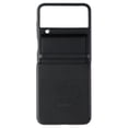 thumbnail image 3 of Open Box Samsung Official Flap Leather Cover Luxury Case for Galaxy Z Flip4 - Black, 3 of 3