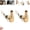 Style A-2PCS, variant on Tire Air Chuck with Clip Adapter, Brass Locking Tire Inflator Nozzle Adapter Connect, Brass Tire Inflation Hose Adapter, Locking Tire Air Chuck, Threaded Twist Connection Converts