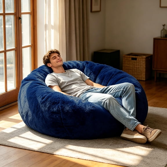 Cover Dark Blue Large Lounger Shell Only