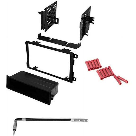 GSKIT115 Car Stereo Installation Kit for 2005-2006 Saab 9-7X - in Dash Mounting Kit, Antenna Adapter for Double Din or Single Din Radio Receivers