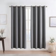 thumbnail image 5 of HBYJLZYG Blackout Insulated Curtain, Room Darkening No Drill Window Drapes 59"x63", 5 of 6