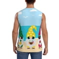 thumbnail image 4 of Fotbe Men's Gnomes On The Beach Print Men's Sleeveless Muscle Tank Tops Casual T-Shirts for Gym Workout Beach-X-Large, 4 of 8