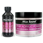 Mia Secret Liquid Monomer 4 oz and PINK Powder 2 oz