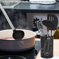 thumbnail image 3 of Juego de utensilios de cocina Vhermosa 9 piezas silicona antiadherente acero inoxidable, 3 of 8