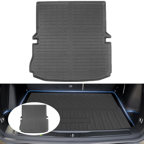 Canvcle Cargo Liner Trunk Mat for 2011-2019 Explorer, All Weather Cargo Mat for Explorer Rear Trunk Liner Black