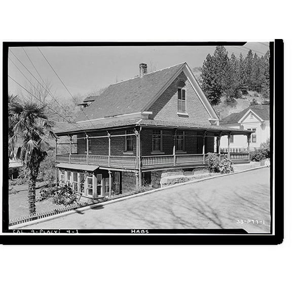 Historic Print, 2934 Bedford Street (House), Placerville, El Dorado County, CA, 16" x 20"