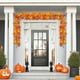 thumbnail image 4 of Decoraciones de Halloween, Acción de Gracias, Halloween, hoja de arce artificial, decoración escénica de otoño, simulación de hojas de arce para colgar en la pared, hoja de arce de plástico de ratán,, 4 of 6