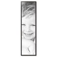 thumbnail image 2 of ArtToFrames 14" x 52" Black Square with Gold Beads Picture Frame, 14x52 inch Black Wood Poster Frame (WOM-5021), 2 of 7