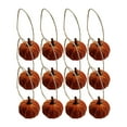 thumbnail image 1 of GROWTH TANK 12x Artificial Velvet Pumpkins Decorative Home Mini Holiday Fall Decorations With Lanyard, 1 of 9