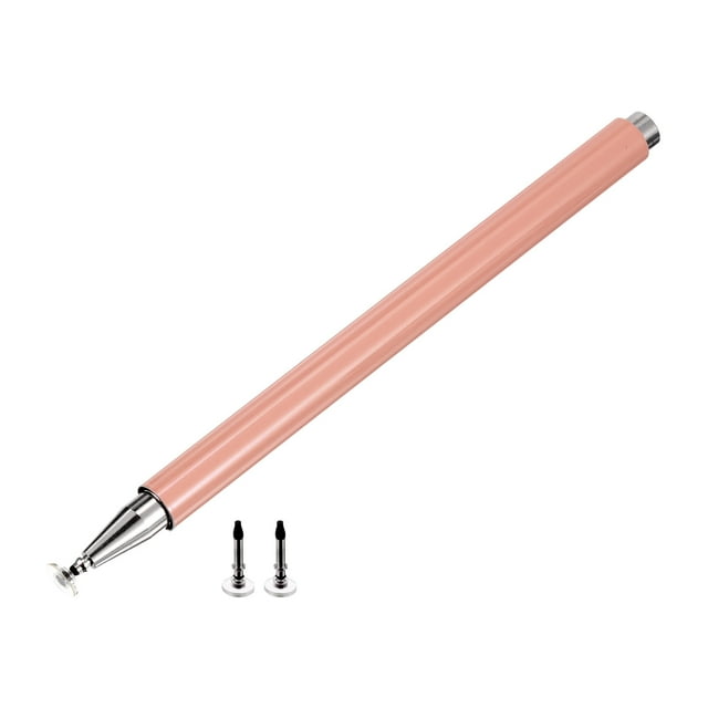 Unique Bargains Stylus Pens for Touch Screens Magnetic 2 Fine Point Disc Universal Capacitive Pen Sensitivity, Gold