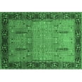 thumbnail image 1 of Ahgly Company Indoor Rectangle Oriental Emerald Green Traditional Area Rugs, 7' x 10', 1 of 4