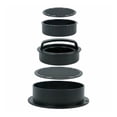 thumbnail image 1 of Chef's Artisanal Stuffed Burger Press Kit, 3 In 1 Patty Molds For Customizable Burgers, Quick Preparation, Ergonomic Design, Non-Stick Surface Ensures Easy Release, Includes 100, 1 of 5