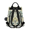 thumbnail image 2 of FORMRS Women's Travel Backpack Purse Anti-Theft Hidden Pockets Casual Shoulder Bag, Beige Floral Pattern, 2 of 7