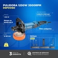 thumbnail image 4 of Pulidora Industrial 7' Dongcheng 1250 W V Variable azul Estándar, 4 of 11