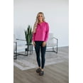 thumbnail image 2 of Rosanna Lounge Pullover - Raspberry, 2 of 5