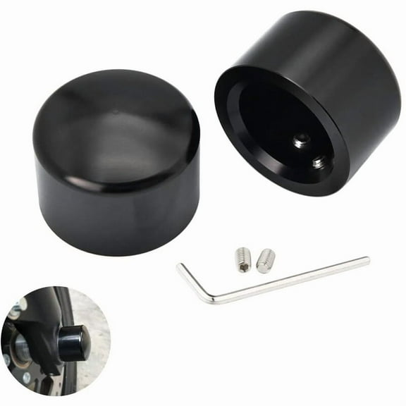 YIUIY New Motorcycle Front Axle Screw Cap CNC Aluminum Wheel Axle Decorative Cover US