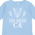 thumbnail image 4 of Inktastic San Diego California Surfing Boys or Girls Long Sleeve Toddler T-Shirt, 4 of 5