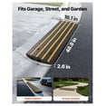 thumbnail image 3 of Rubber Curb Ramp - 33069 lbs Capacity, 2.6" Rise - Driveway Bridge for Cars, SUVs, Wheelchairs, Scooters - Heavy Duty Rubber Ramp with Reflective Strips (1 Pack), 3 of 9
