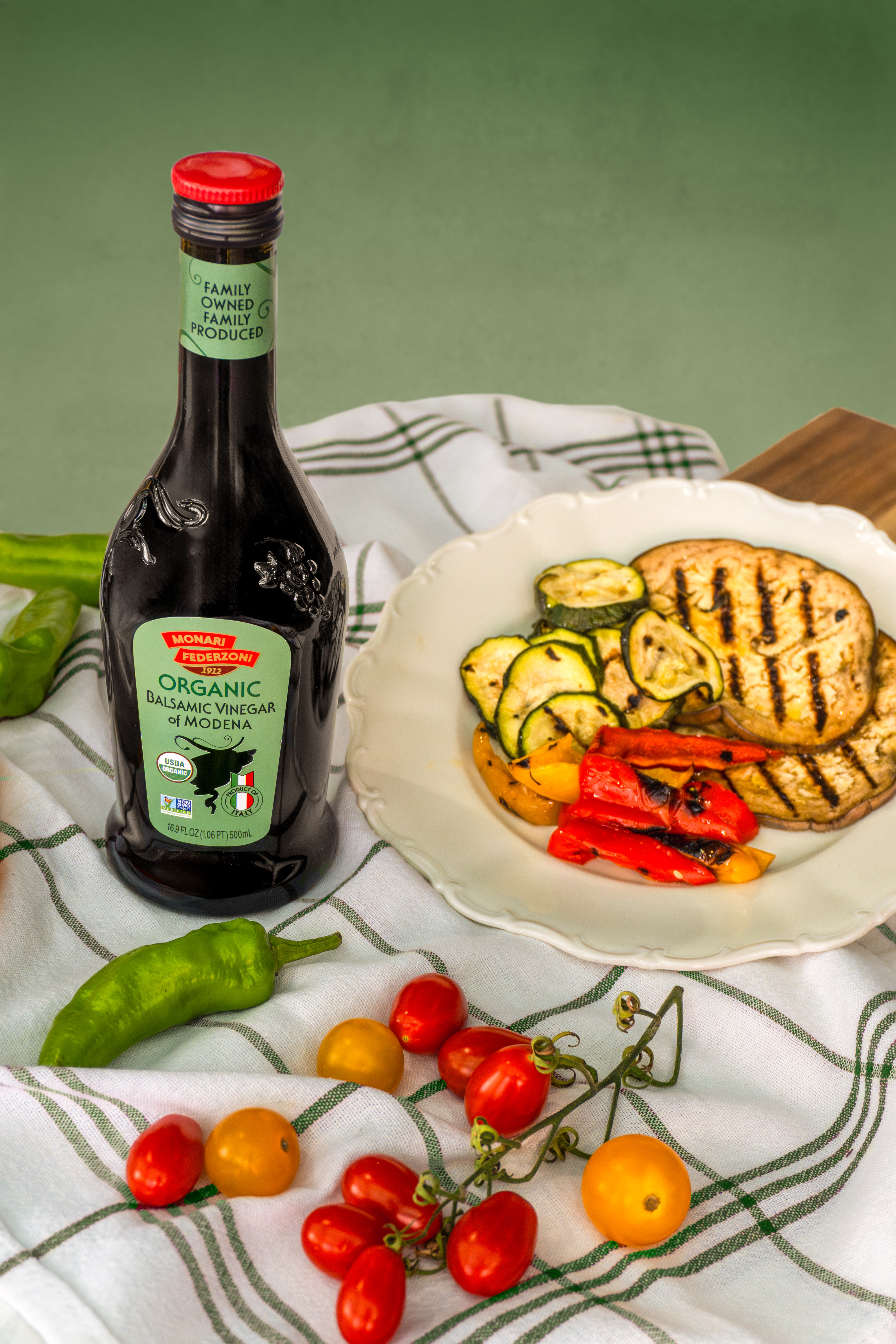 (4 pack) Monari Federzoni Balsamic Vinegar Of Modena Organic, 17 Fl Oz.