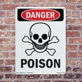 thumbnail image 5 of Poison OSHA Danger Rigid Plastic Sign 10 Inch x 7 Inch - 10 Pack, 5 of 8