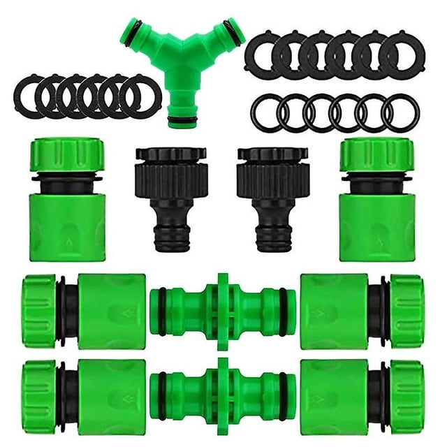 Double Male Hose Connectors, Solve Short Hose Problems And Extend Hose Length, For Agriculture Lawn Garden Irrigation, Plastic 1/2" Diameter Hose Pipes Compatibility, 2Pcs