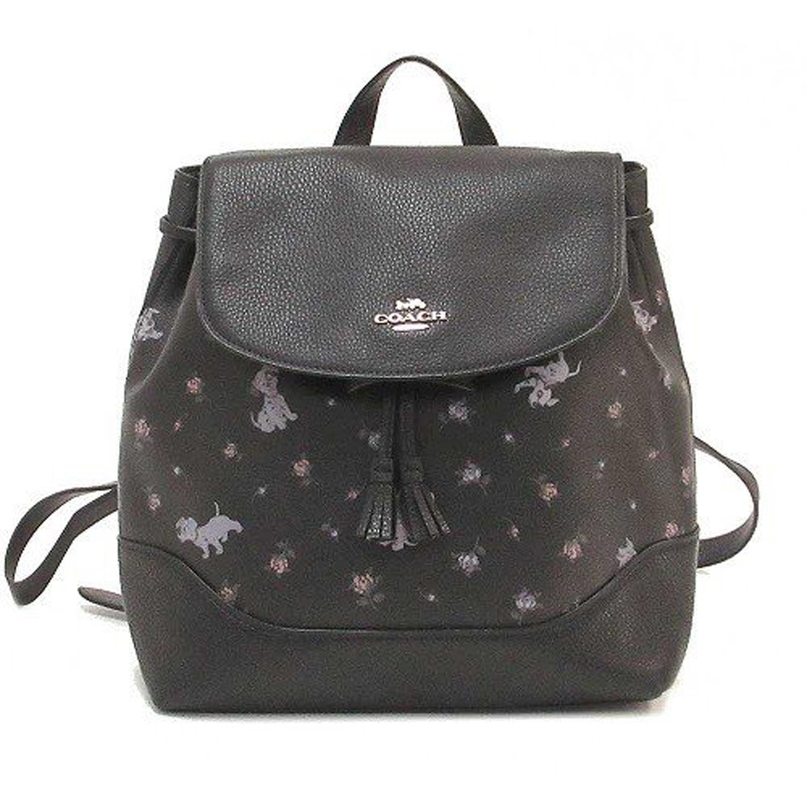 coach floral backpack
