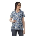 thumbnail image 1 of Moomaya Womens Wrap Style Shirt Tunic Cotton Casual Button Down Classic Collar Top, 1 of 6