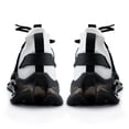 thumbnail image 6 of Gray Blue And White Stripes Walking Shoes for Men Woman Lightweight Tennis Fashion Elastic Sports Shoes Cushion Basketball Shoes, 6 of 7