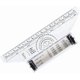 thumbnail image 3 of Plastic Measuring Rolling Ruler Drawing Roller Ruler Parallel Ruler Multifunctional Drawing Design Ruler for Drafting, 3 of 4