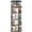 Black Oak, variant on Aheaplus 5 Tier Rotating Bookshelf Tower, 360 Display Spinning Bookcase, Revolving Round Book Shelf Narrow Swivel Bookshelf, Vertical Turning Spiral Corner Book Organizer for Small Space, Black