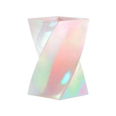 Zodaca Stylish Wave Pen Holder, Pencil Cup Gradient Desk Organizer, Pearl White