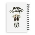 thumbnail image 2 of Happy Anniversary English Springer Spaniel Celebrates Wedding Love Family Party Spiral Bound Journal Springers Dog Lover Gifts 5x7in Spiral Notebook - 01015, 2 of 5